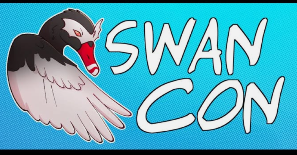 Swan with SwanCon logo