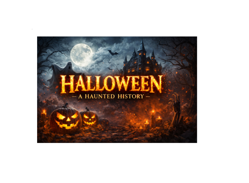 jack o lanterns full moon scary castle