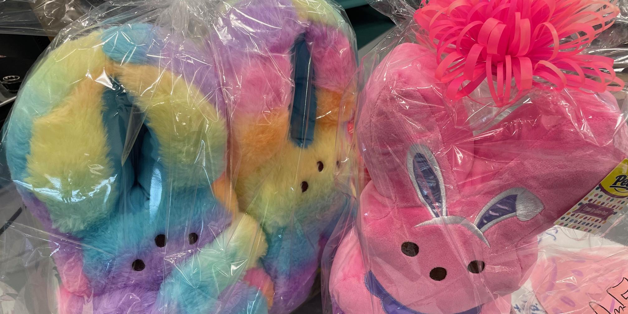 Multicolor Peep Slippers and Pink Peep