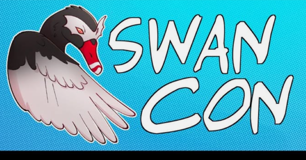 Swan with SwanCon logo