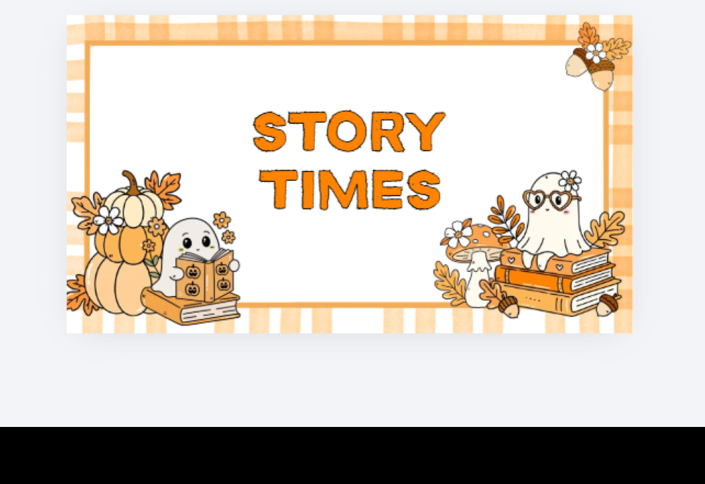 Story times with pumpkins books and ghosts